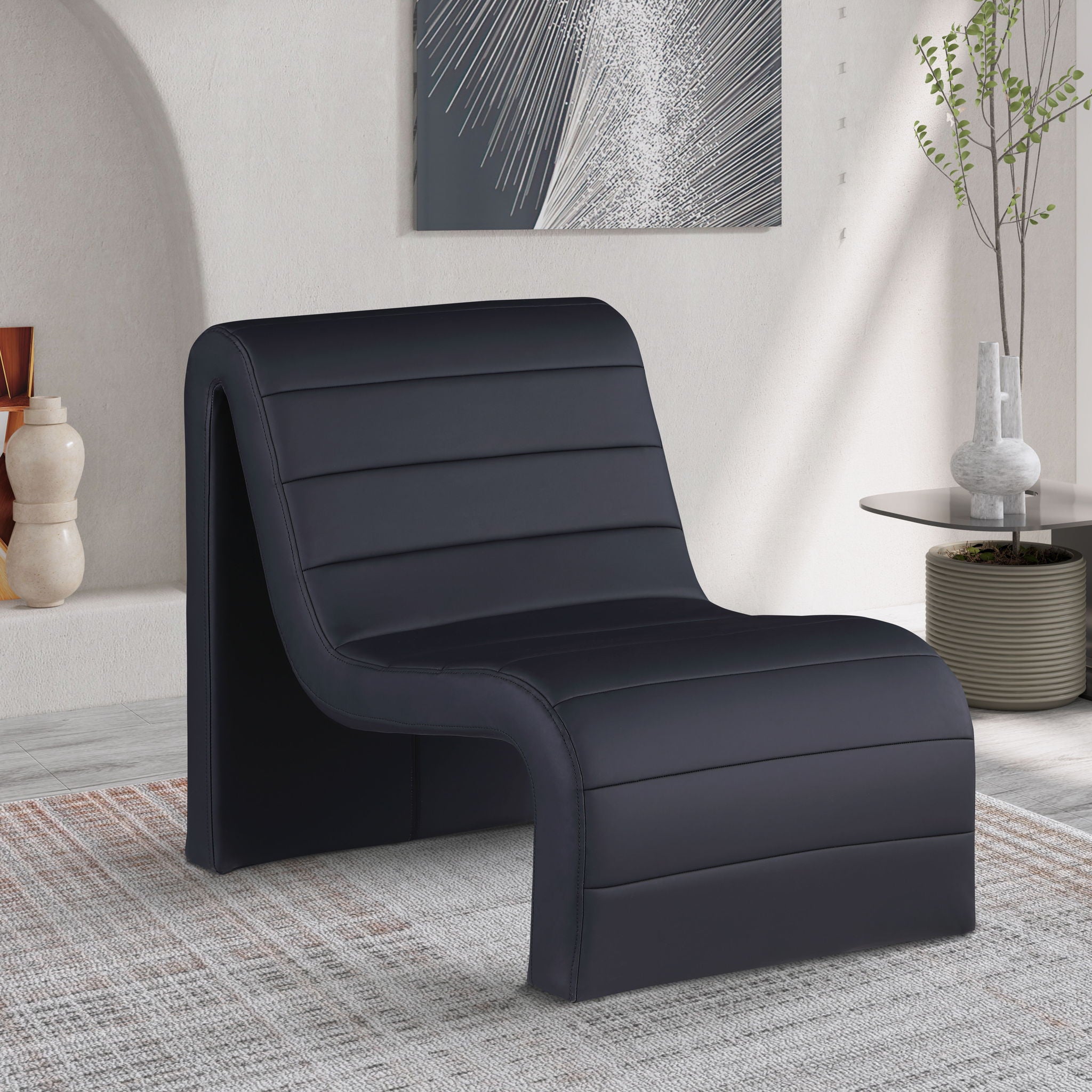 Ivy - Faux Leather Accent Chair - Urban Living Furniture (Los Angeles, CA)