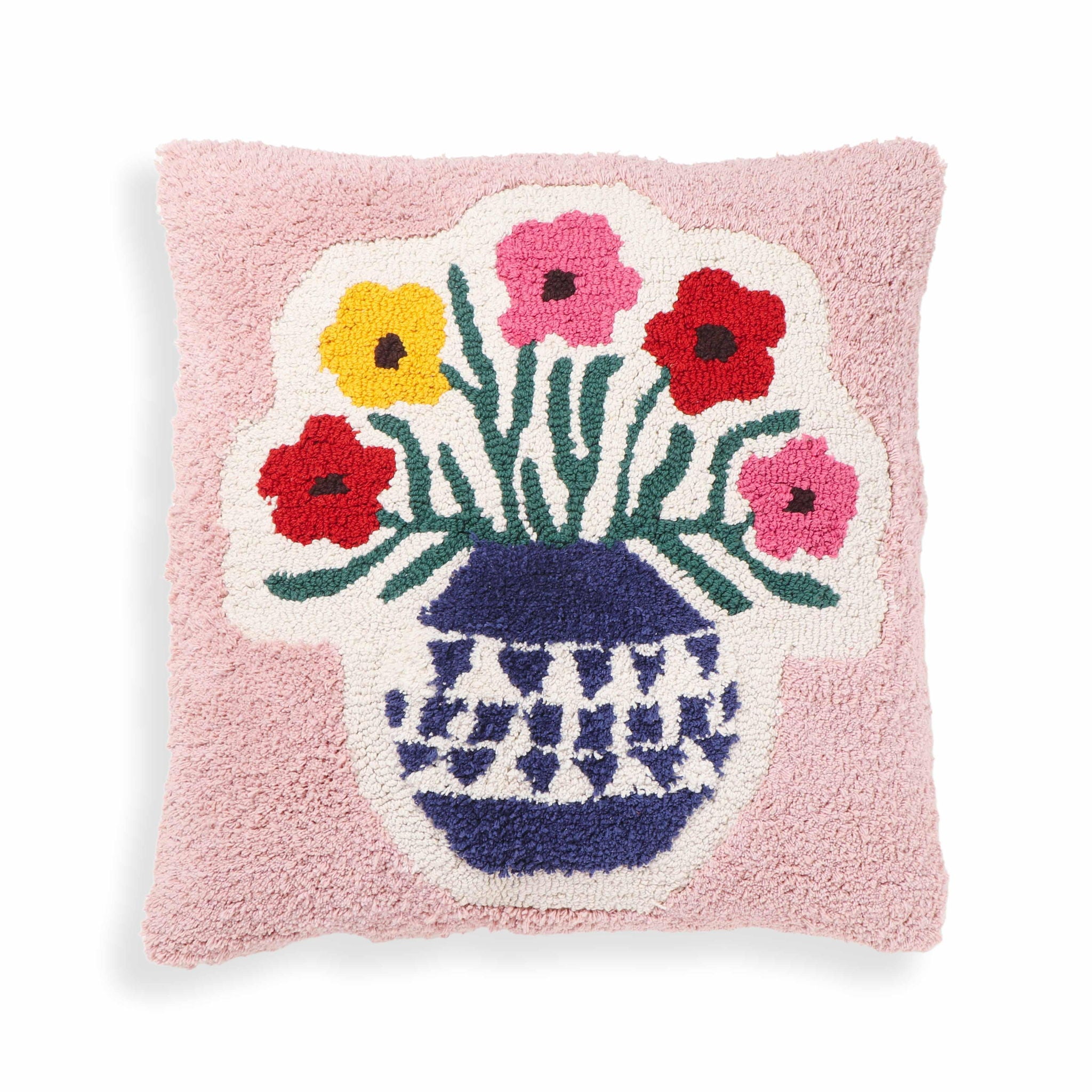 Blossom - Cotton 20" Square Accent Pillow - Tufted - Urban Living Furniture (Los Angeles, CA)