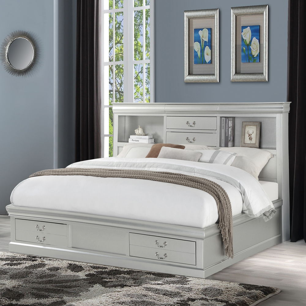 Louis Philippe III - Bed w/Storage - Urban Living Furniture (Los Angeles, CA)
