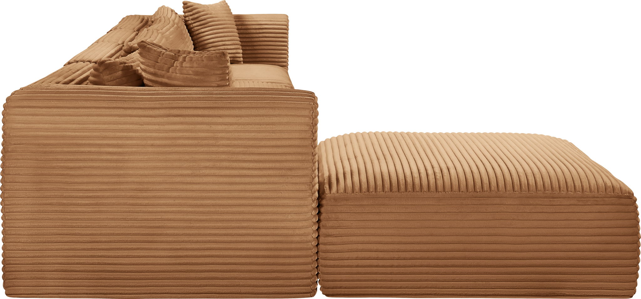 Shaggy - Fabric 5 Piece Modular Sectional With Ottoman - Urban Living Furniture (Los Angeles, CA)