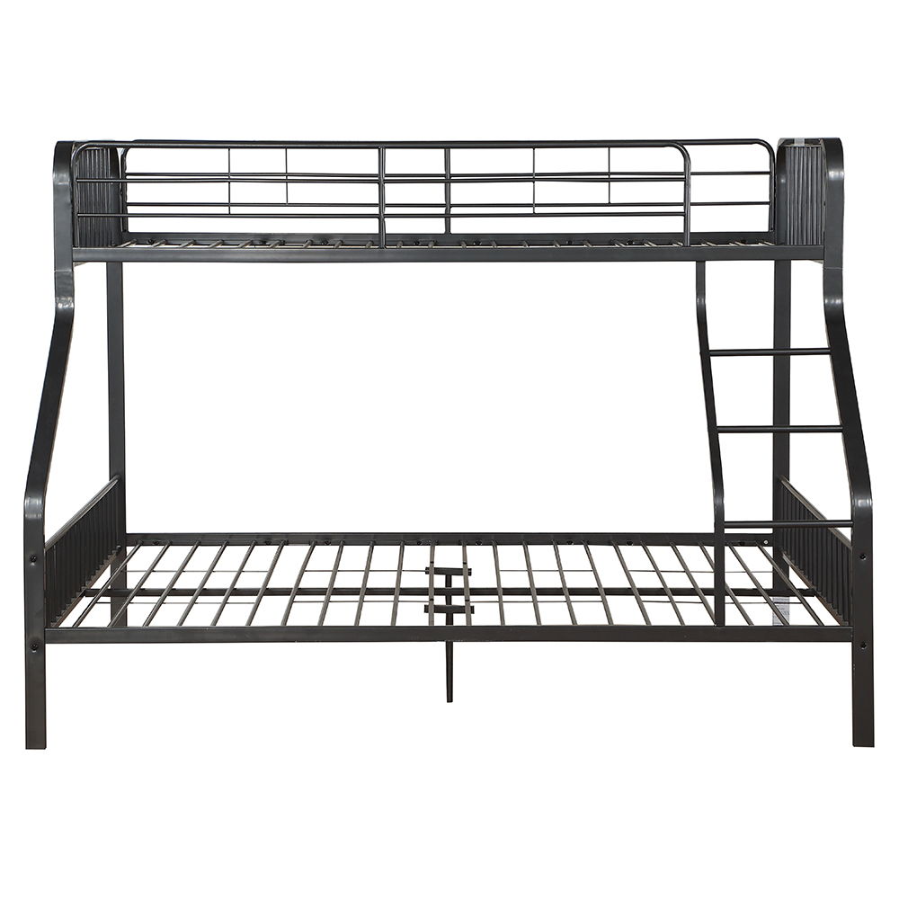 Caius - Twin Long/Queen Bunk Bed - Gunmetal - Urban Living Furniture (Los Angeles, CA)