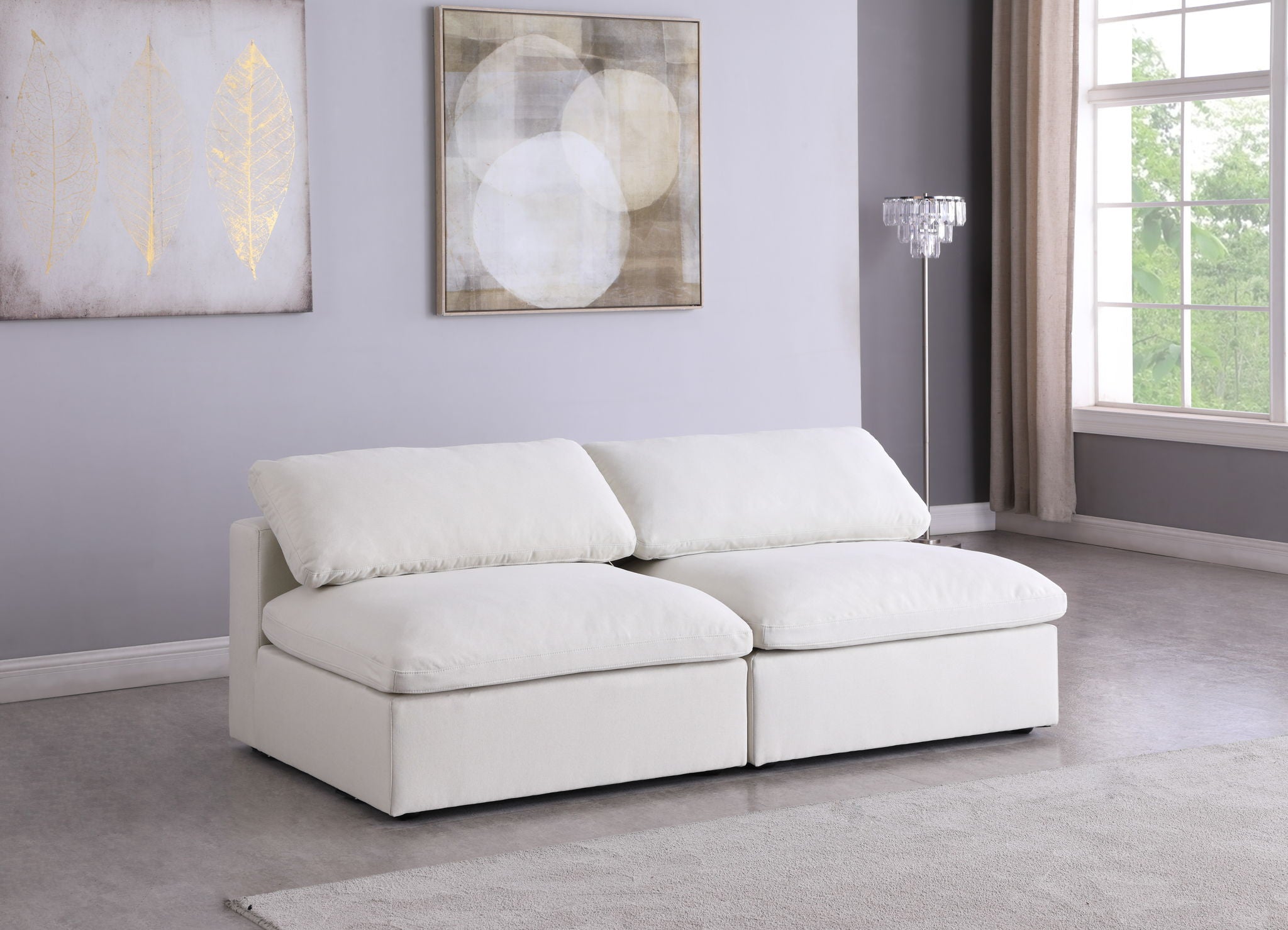 Serene - Modular Armless 2 Seat Sofa - Urban Living Furniture (Los Angeles, CA)