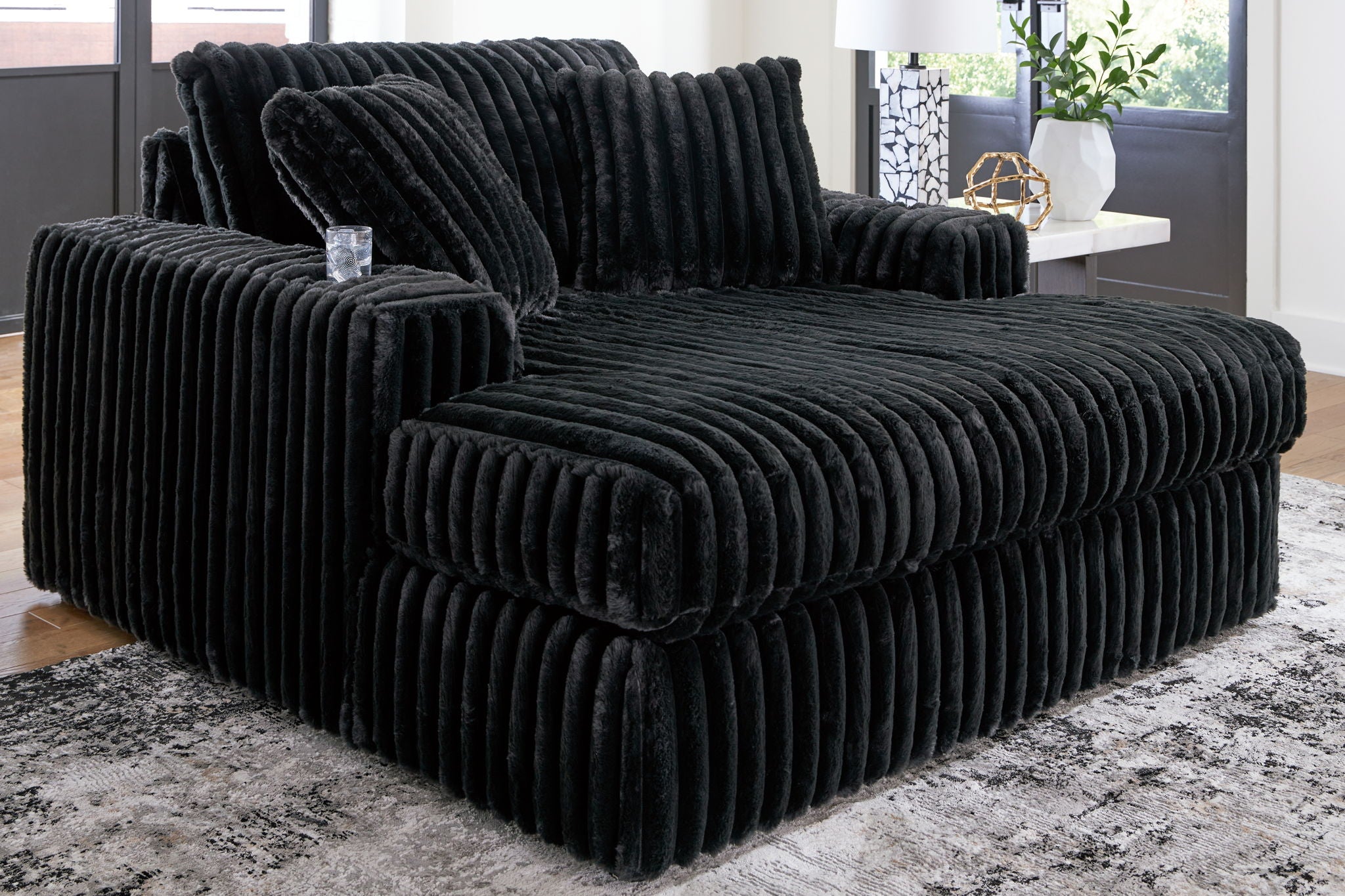 Midnight-Madness - Oversized Chaise - Urban Living Furniture (Los Angeles, CA)