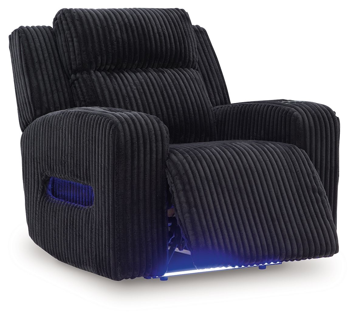 Forest Lake - Power Recliner With Adj Headrest - Black - Urban Living Furniture (Los Angeles, CA)