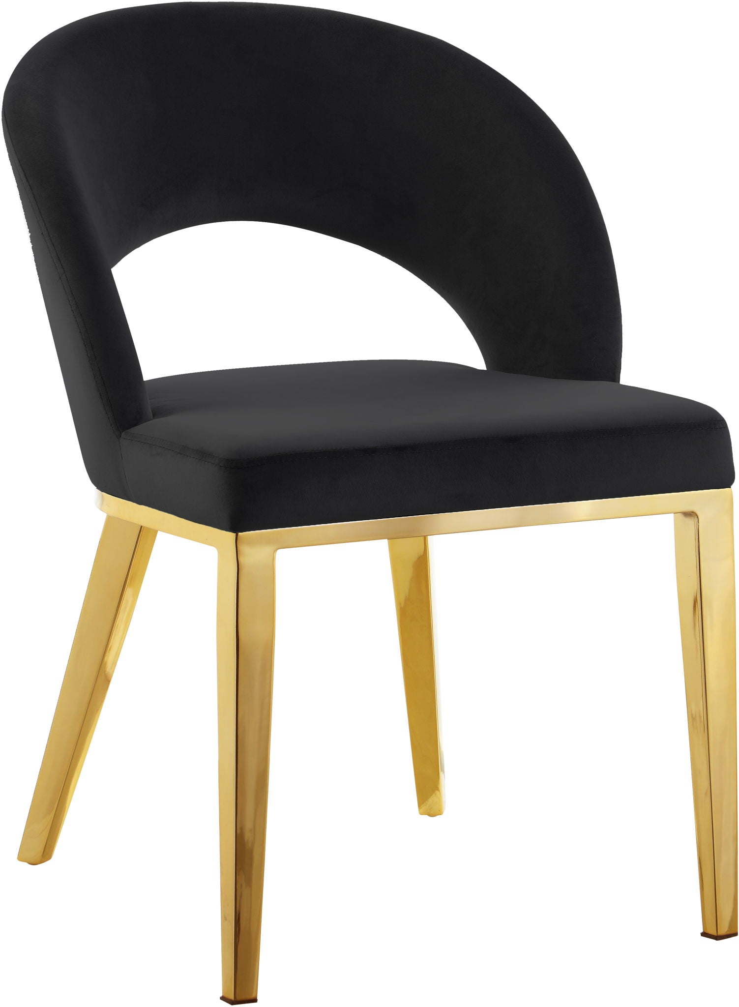 Roberto - Dining Chair with Gold Legs - Urban Living Furniture (Los Angeles, CA)