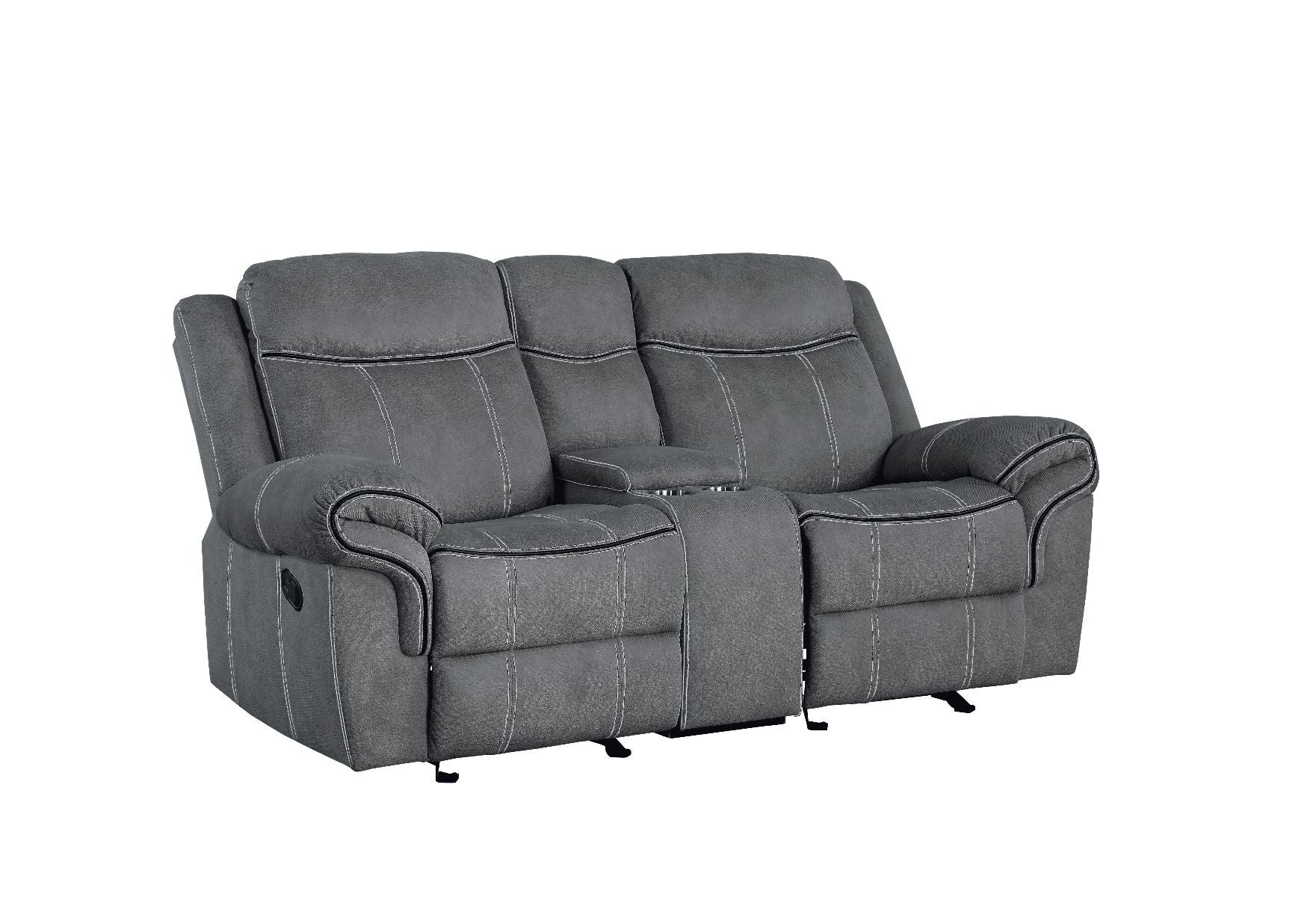 Zubaida - Loveseat w/USB Dock & Console (Glider & Motion) - Urban Living Furniture (Los Angeles, CA)