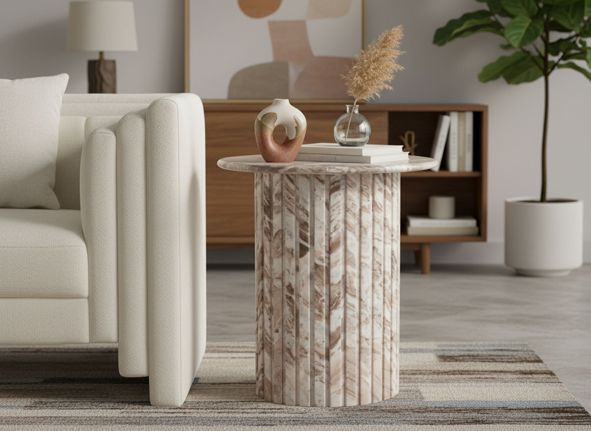 Genoa - Marble Table - Urban Living Furniture (Los Angeles, CA)