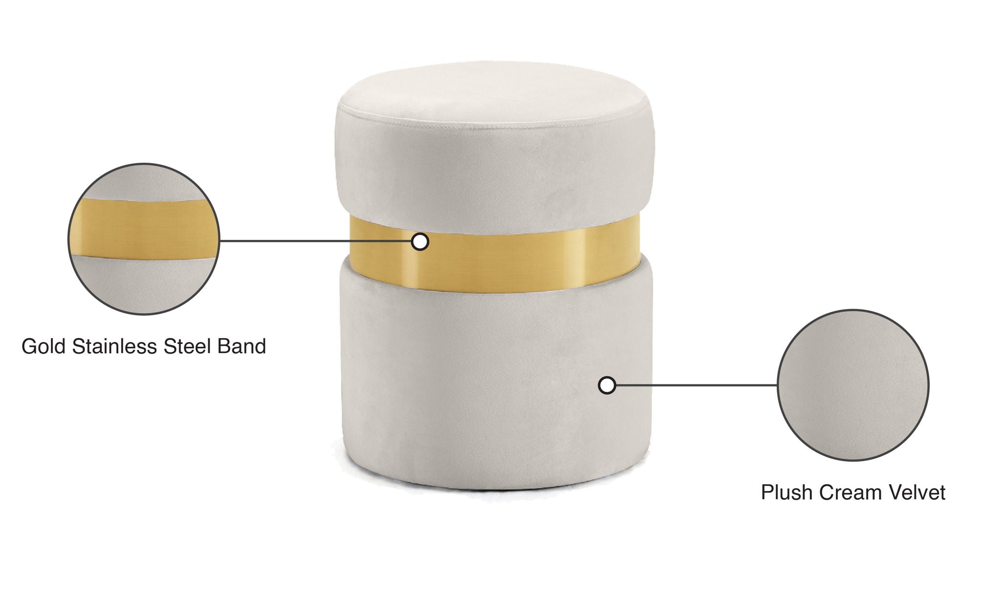 Hailey - Ottoman - Urban Living Furniture (Los Angeles, CA)