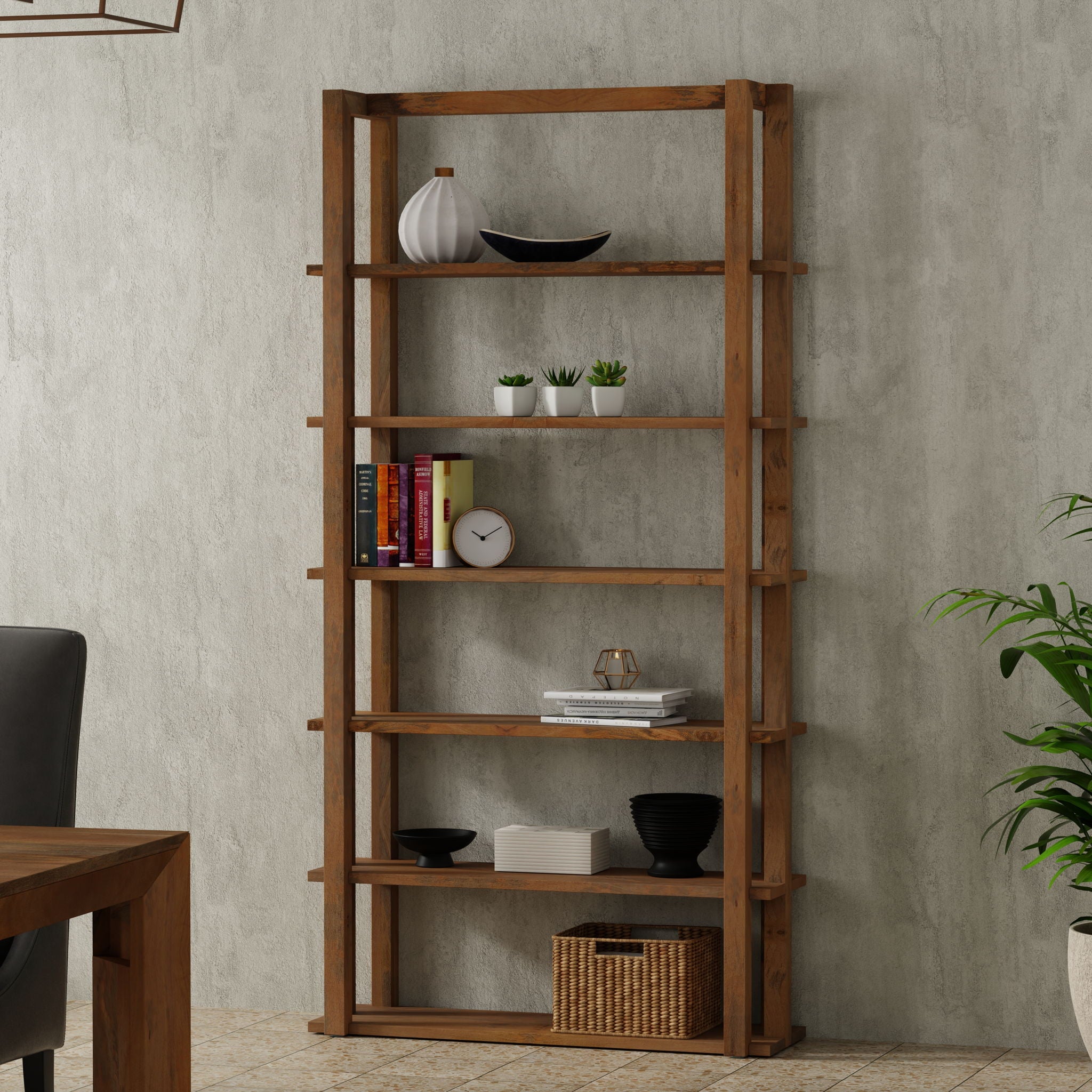 Crossings - Downtown Bookcase - Amber - Urban Living Furniture (Los Angeles, CA)