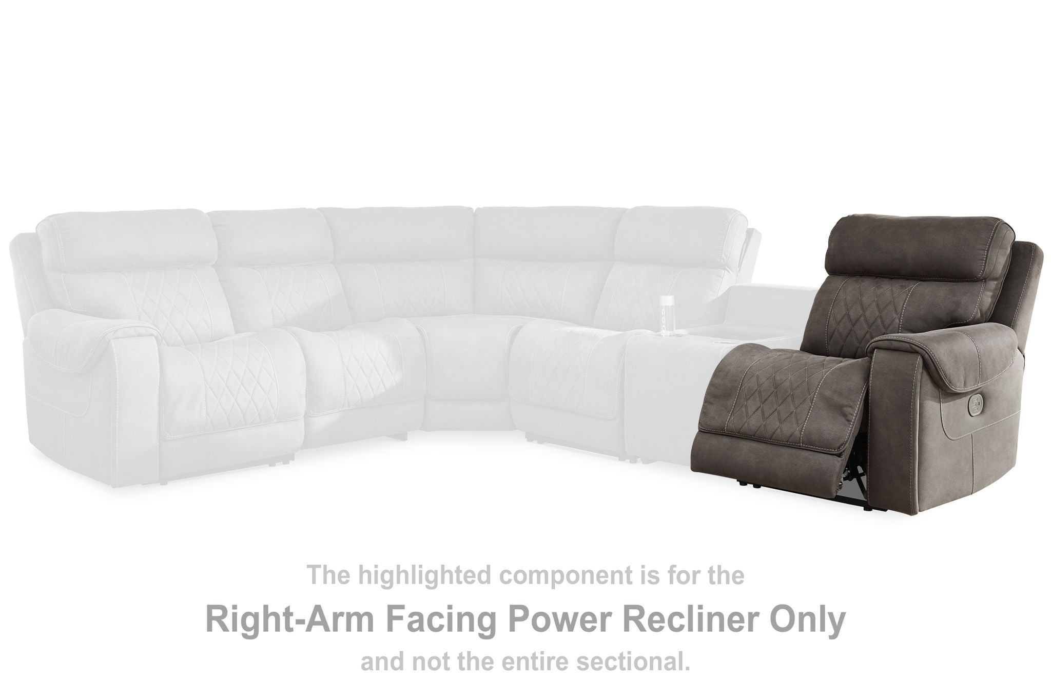 Hoopster - Gunmetal - Raf Zero Wall Power Recliner - Urban Living Furniture (Los Angeles, CA)
