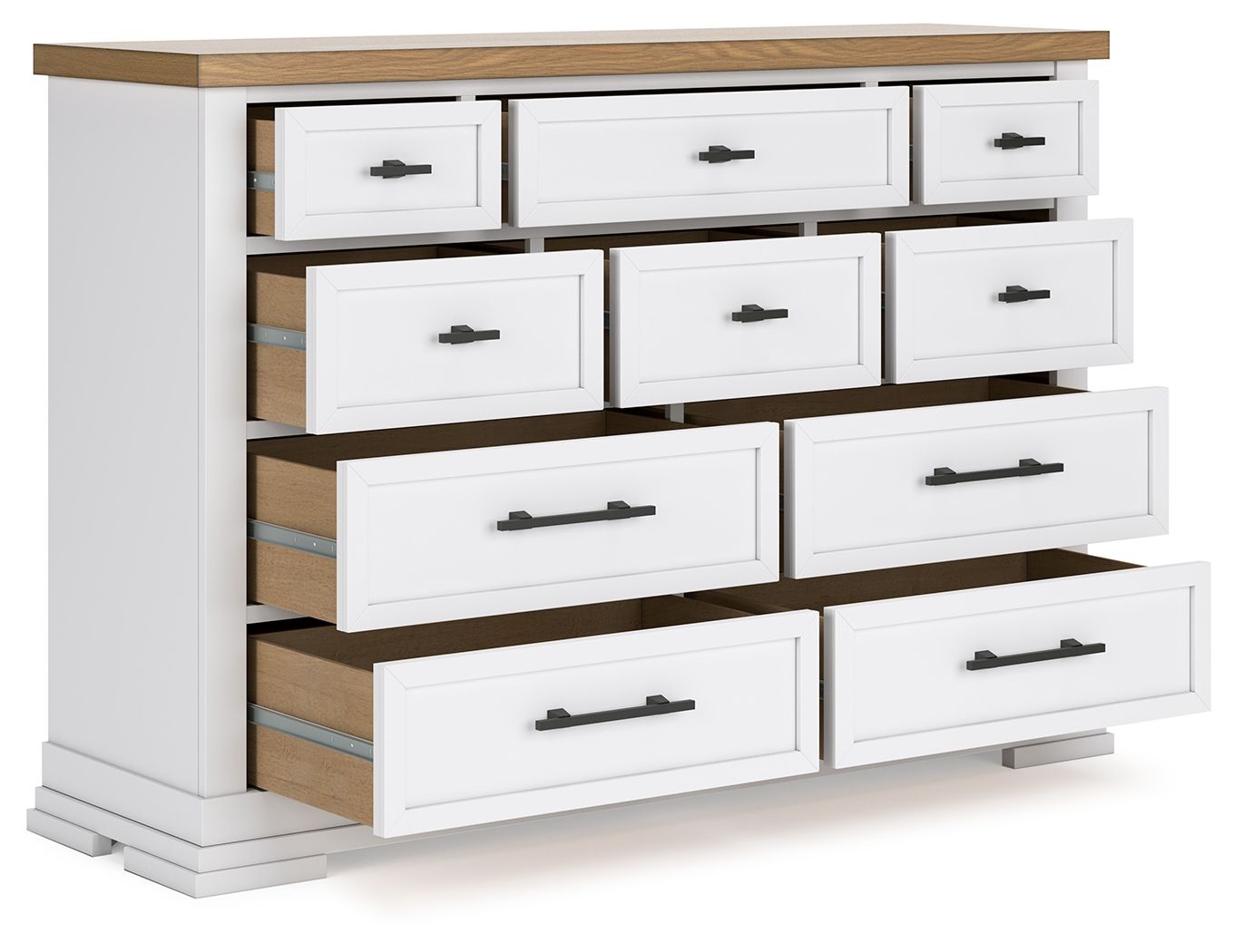 Ashbryn - White / Natural - Dresser - Urban Living Furniture (Los Angeles, CA)