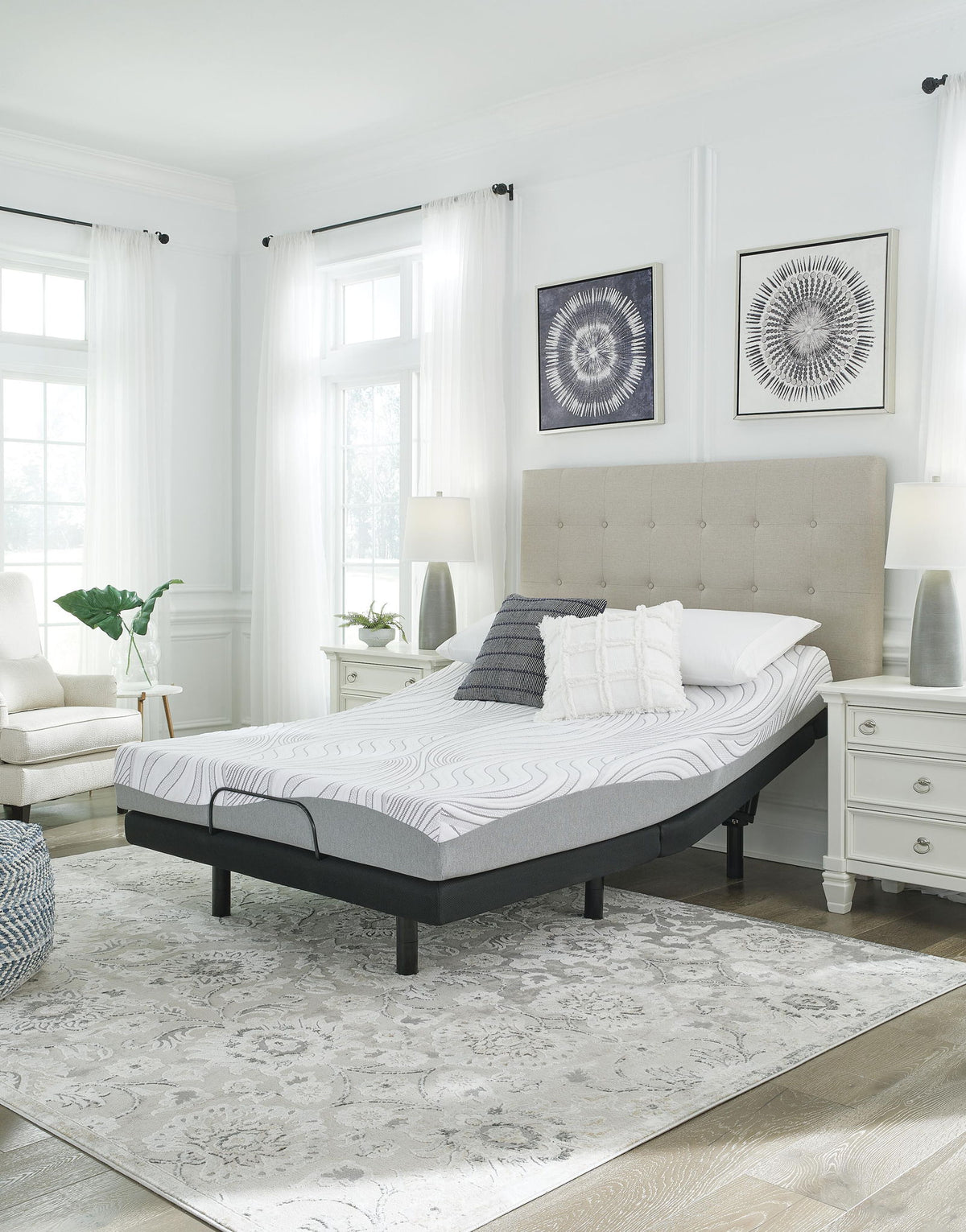 8 Inch Memory Foam - California King Mattress - White - Urban Living Furniture (Los Angeles, CA)