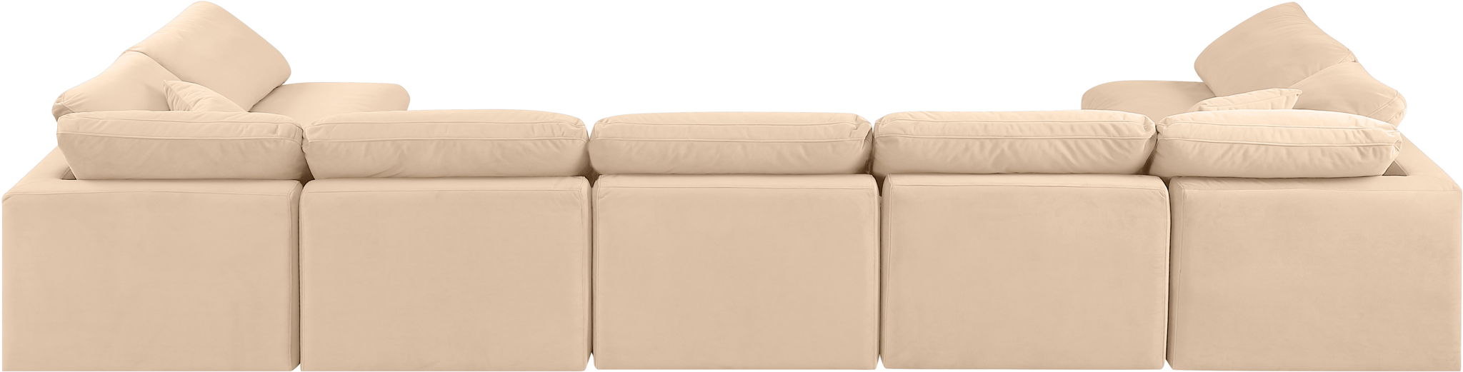 Indulge - Velvet 7 Piece Modular U-Shaped Sectional - Urban Living Furniture (Los Angeles, CA)