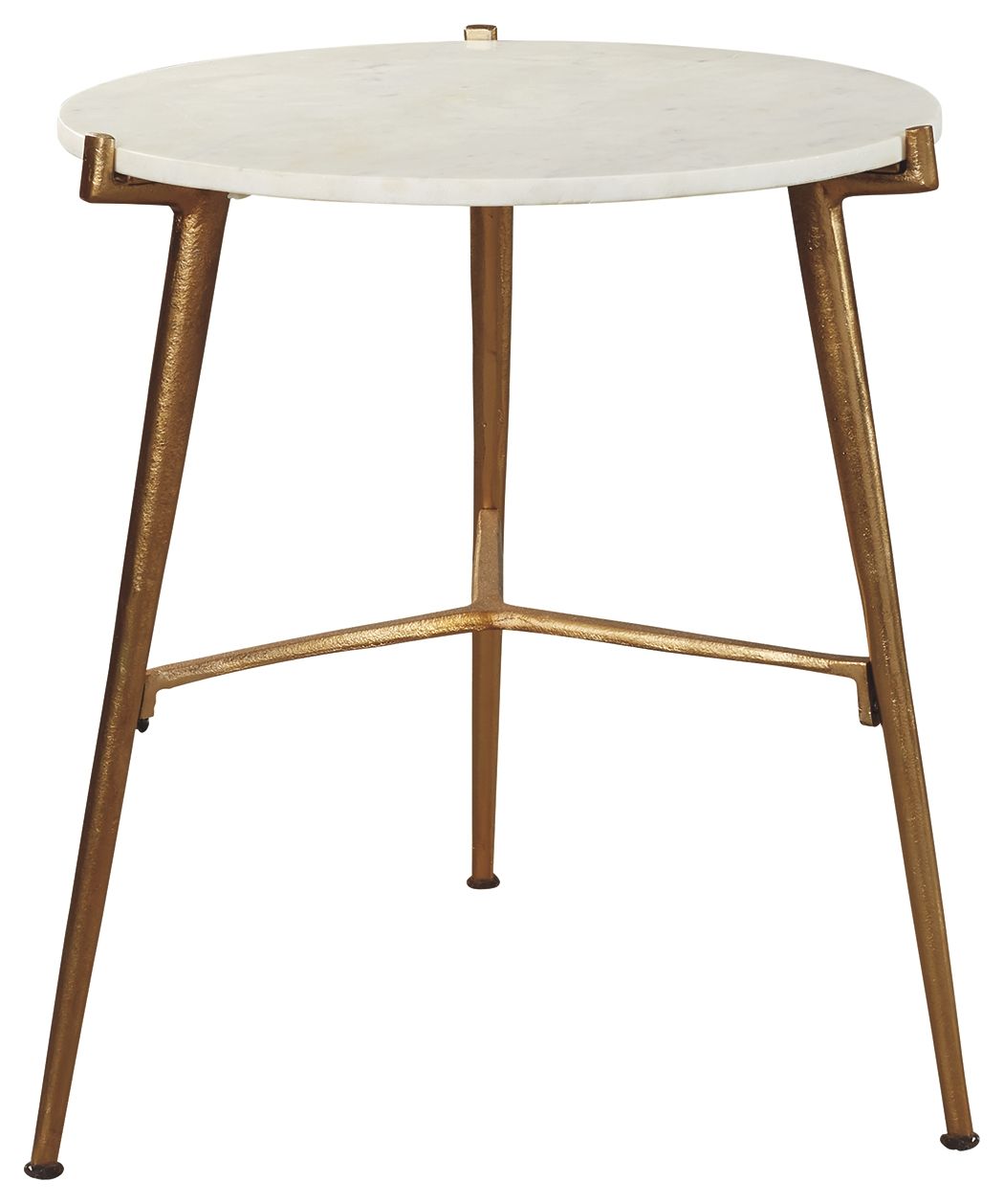 Chadton - White / Gold Finish - Accent Table - Urban Living Furniture (Los Angeles, CA)