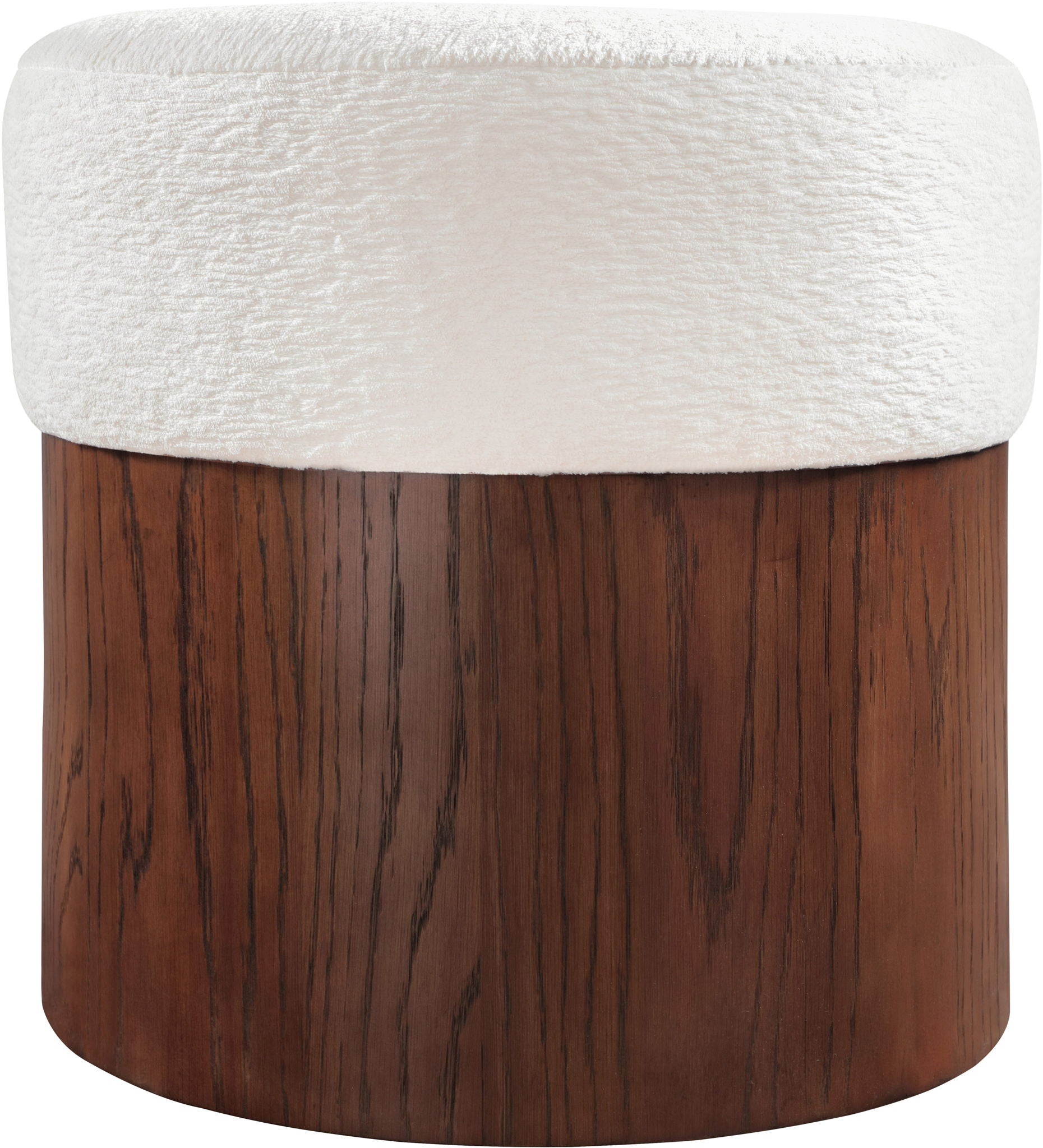 Nimes - Ottoman / Stool With Brown Base - Urban Living Furniture (Los Angeles, CA)