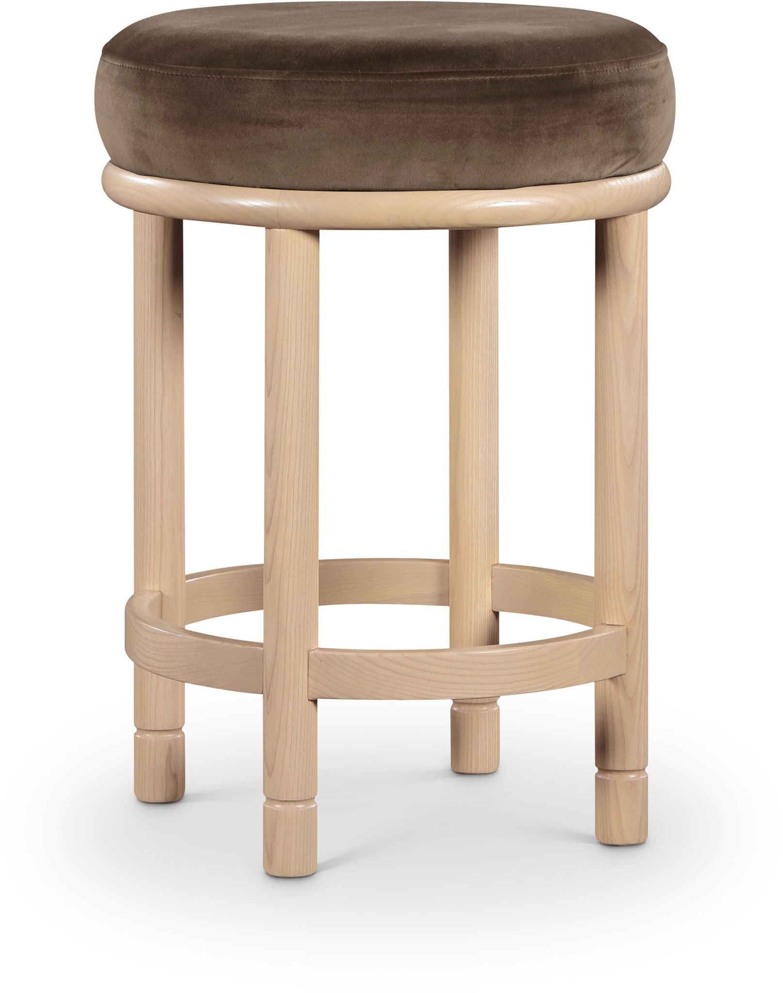 Monette - Counter Stool With Natural Base - Urban Living Furniture (Los Angeles, CA)