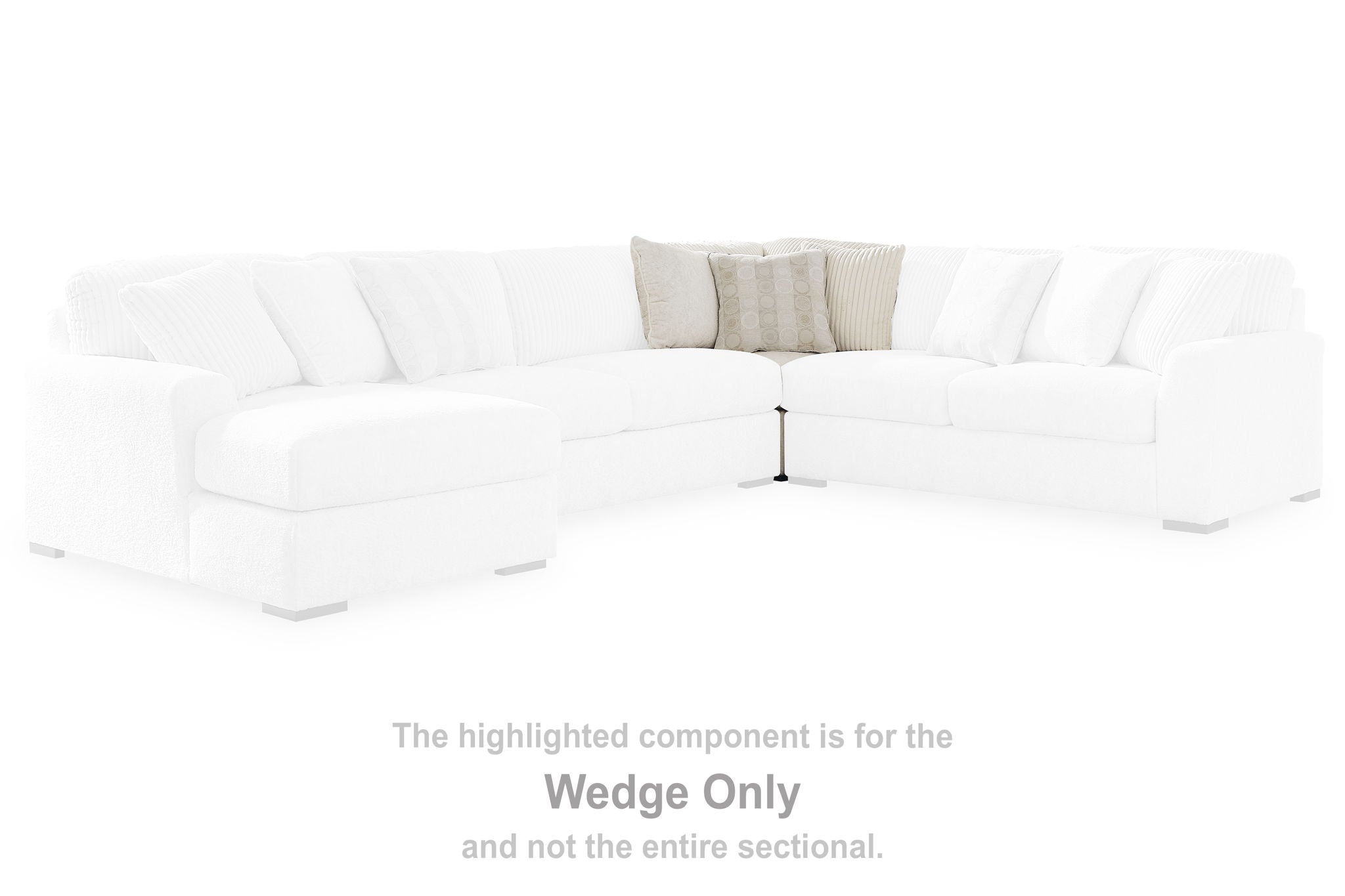 Chessington - Ivory - Wedge - Urban Living Furniture (Los Angeles, CA)
