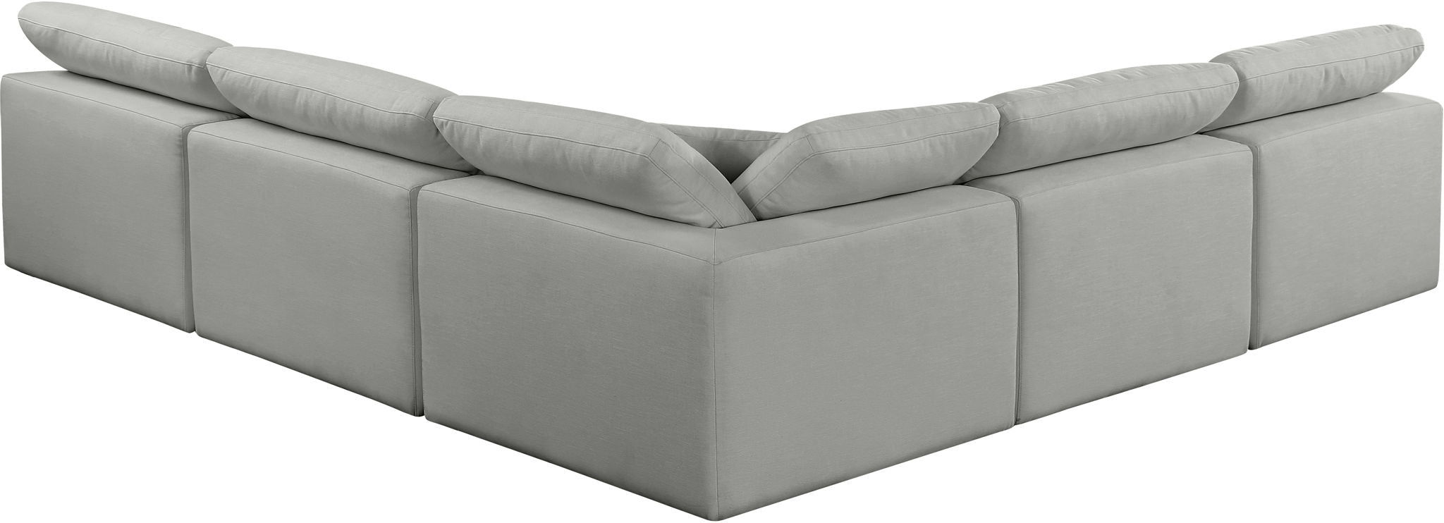 Comfy - 5 Piece Linen Modular Corner Armless Sectional - Urban Living Furniture (Los Angeles, CA)