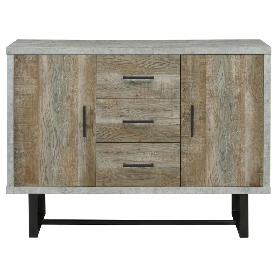 Abelardo - 3-Drawer Engineered Wood Cabinet - Weathered Oak - Urban Living Furniture (Los Angeles, CA)