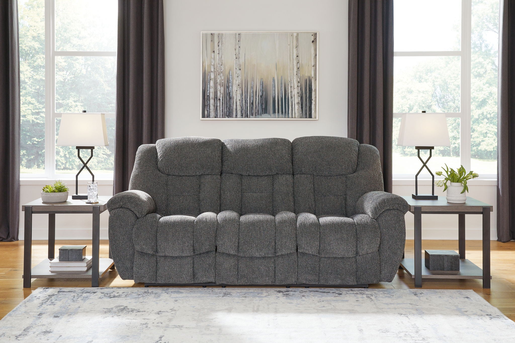 Foreside - Charcoal - Reclining Sofa - Urban Living Furniture (Los Angeles, CA)
