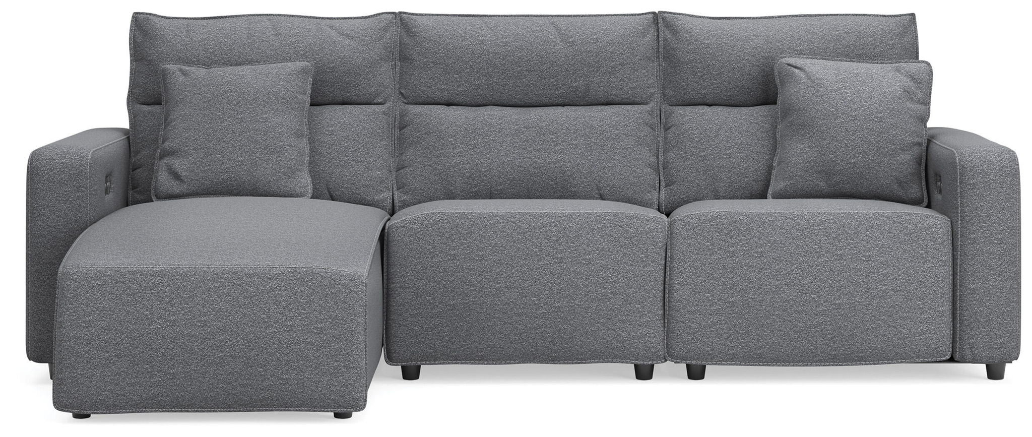 Modmax II - Reclining Sectional - Salt And Pepper - Urban Living Furniture (Los Angeles, CA)