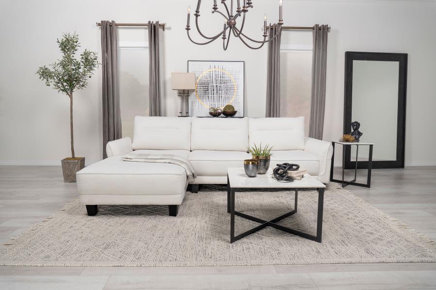 Caspian - RAF Loveseat, Box 2 of 2 - White - Urban Living Furniture (Los Angeles, CA)