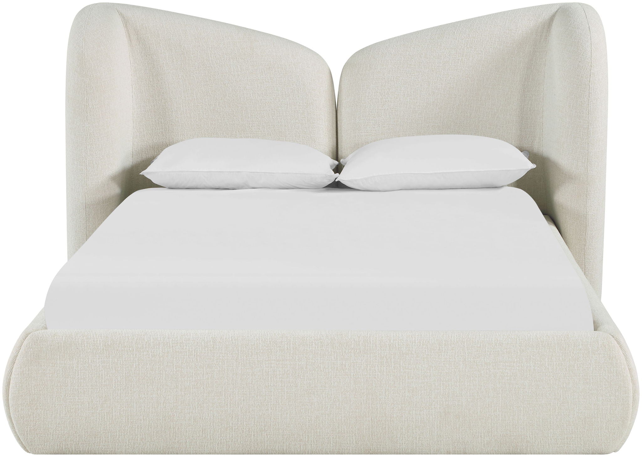 Elowen - Chenille Fabric Upholstered Bed - Urban Living Furniture (Los Angeles, CA)