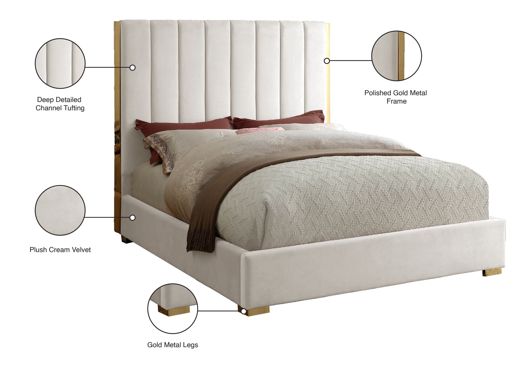 Becca - Bed - Urban Living Furniture (Los Angeles, CA)