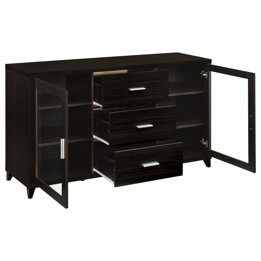 Lewes - 2 Door Engineered Wood TV Stand - Cappuccino - Urban Living Furniture (Los Angeles, CA)
