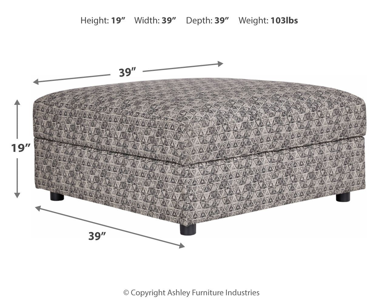 Kellway - Bisque - Ottoman With Storage - Urban Living Furniture (Los Angeles, CA)