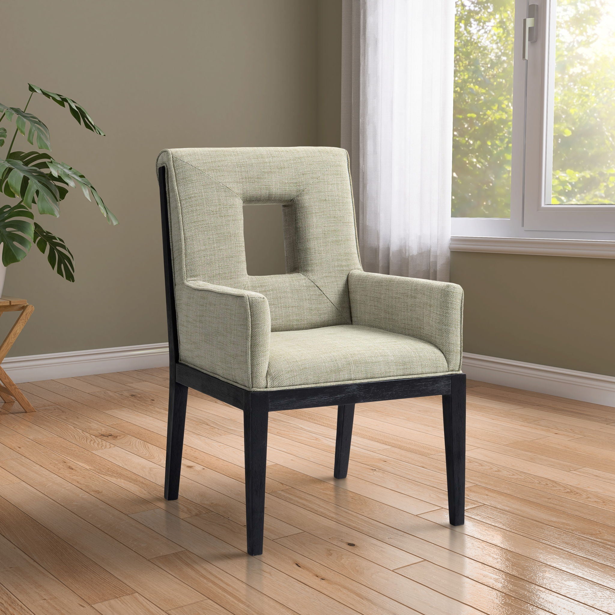 Gwendolyn - Dining Arm Chair With Black Frame - Urban Living Furniture (Los Angeles, CA)