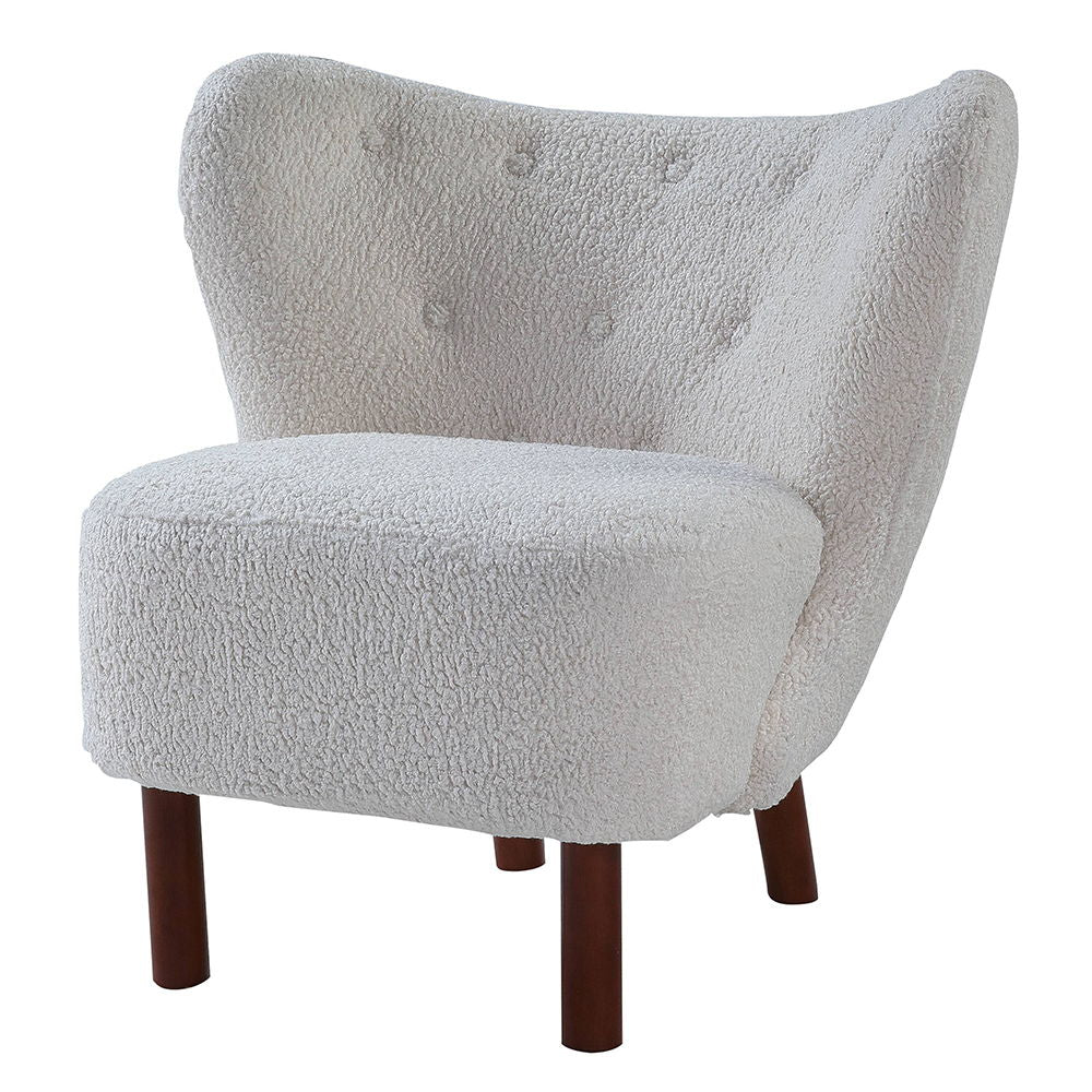 Zusud - Accent Chair - White Teddy Sherpa - Urban Living Furniture (Los Angeles, CA)
