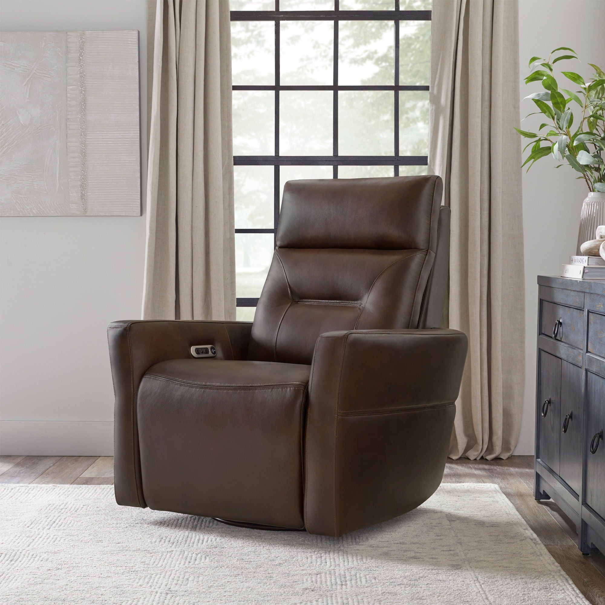 Remmington - Power Swivel Glider Recliner - Urban Living Furniture (Los Angeles, CA)