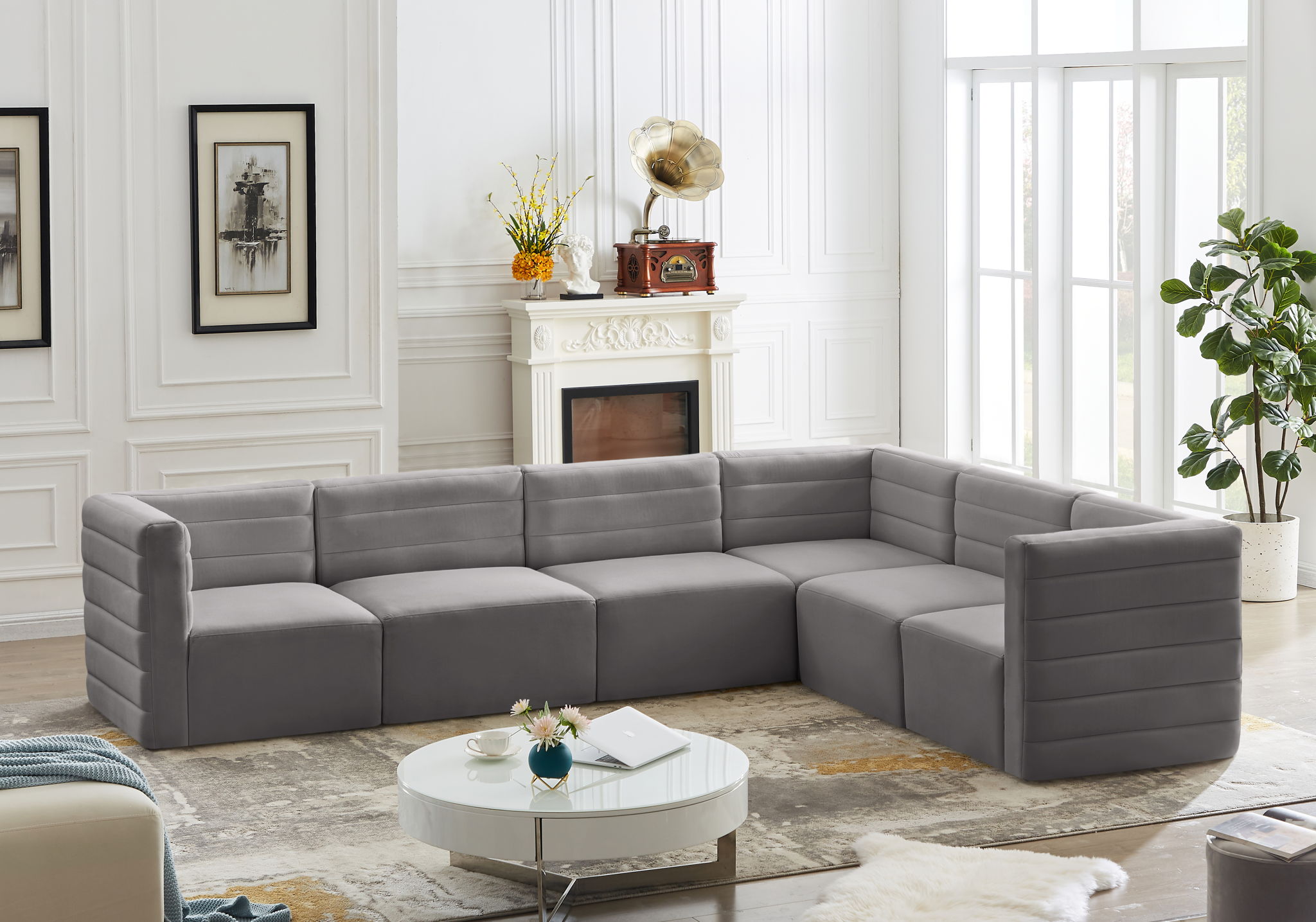 Quincy - 6 Piece Modular Sectional - Urban Living Furniture (Los Angeles, CA)