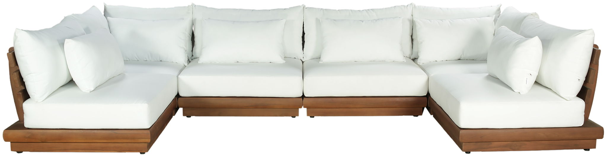 Mirella - 6 Piece Water Resistant Fabric Upholstered Outdoor Patio Modular Sectional - Urban Living Furniture (Los Angeles, CA)