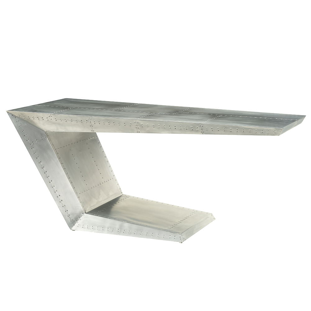 Brancaster - Executive Writing Desk - Aluminum - Urban Living Furniture (Los Angeles, CA)