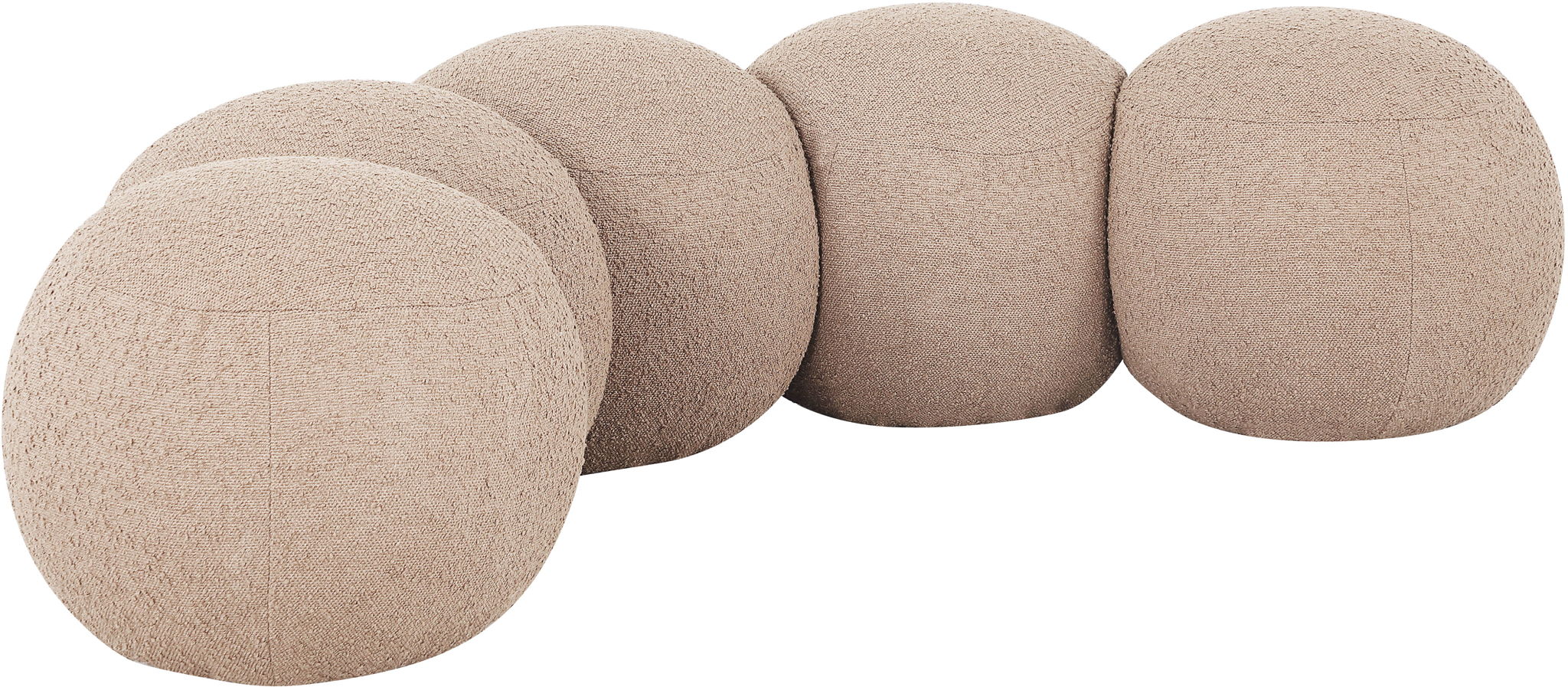 Apollo - Boucle Fabric Bench - Urban Living Furniture (Los Angeles, CA)