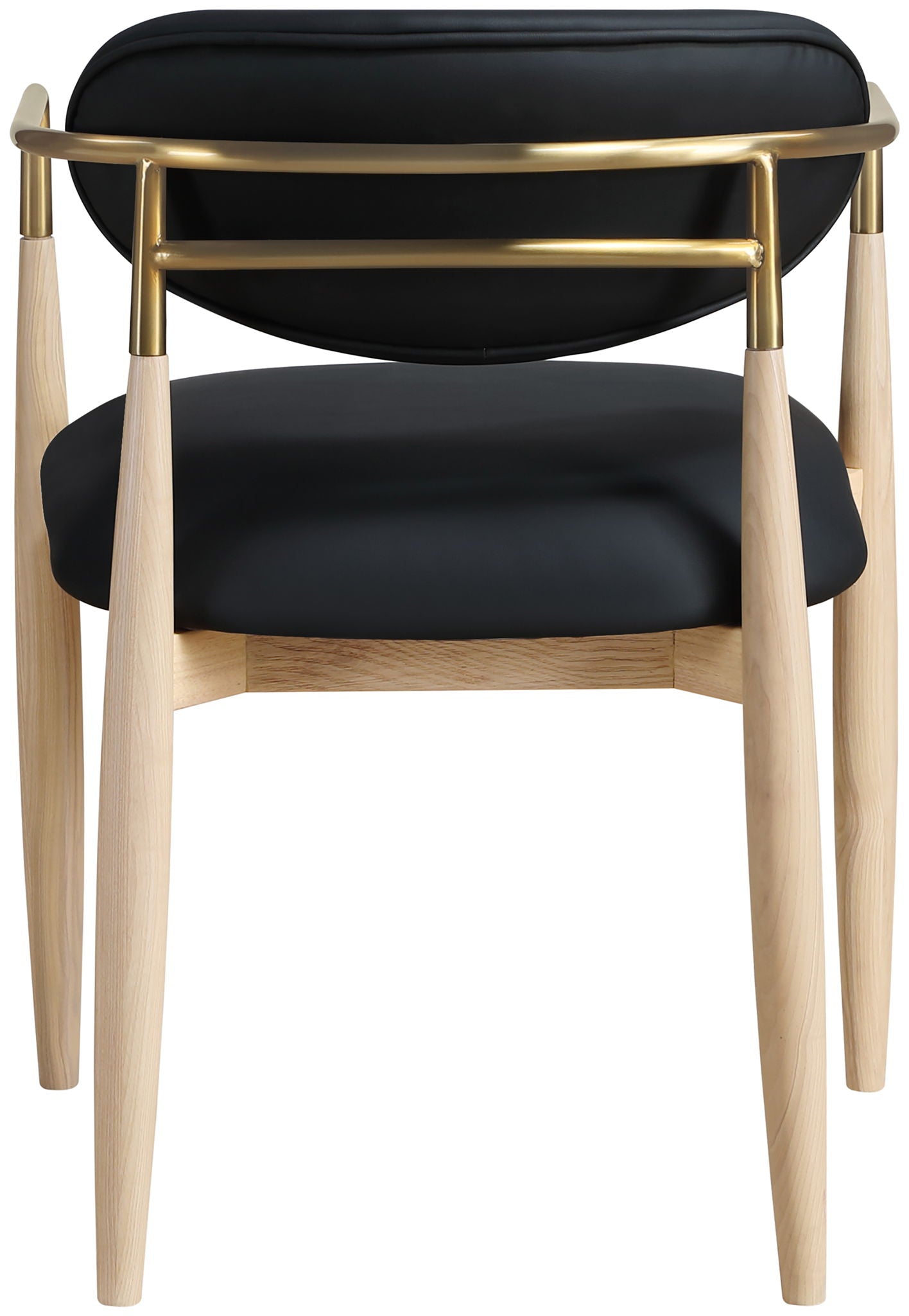 Riccio - Dining Arm Chair (Set of 2) - Natural And Gold Frame - Urban Living Furniture (Los Angeles, CA)