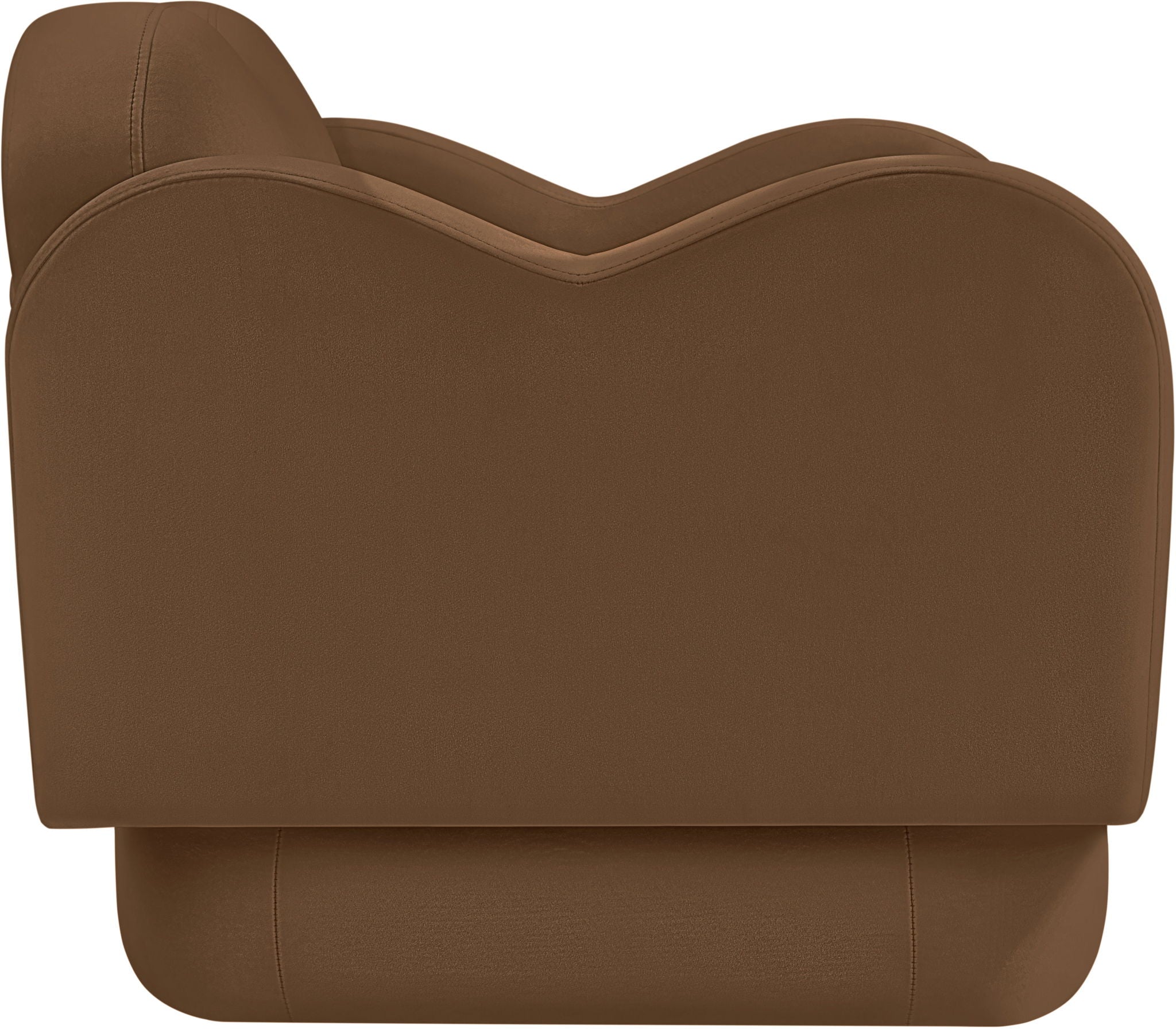 Bloom - Velvet Chair - Saddle - Urban Living Furniture (Los Angeles, CA)
