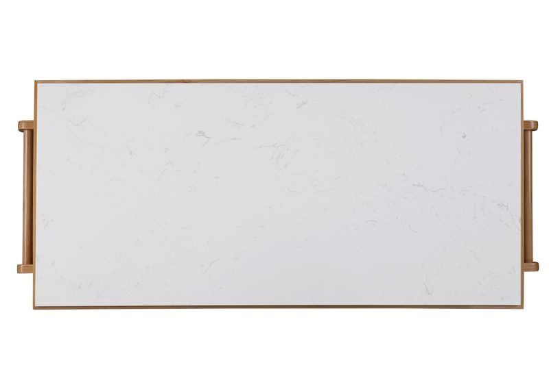 Grovaam - Kitchen Island - Marble Top & Natural - Urban Living Furniture (Los Angeles, CA)