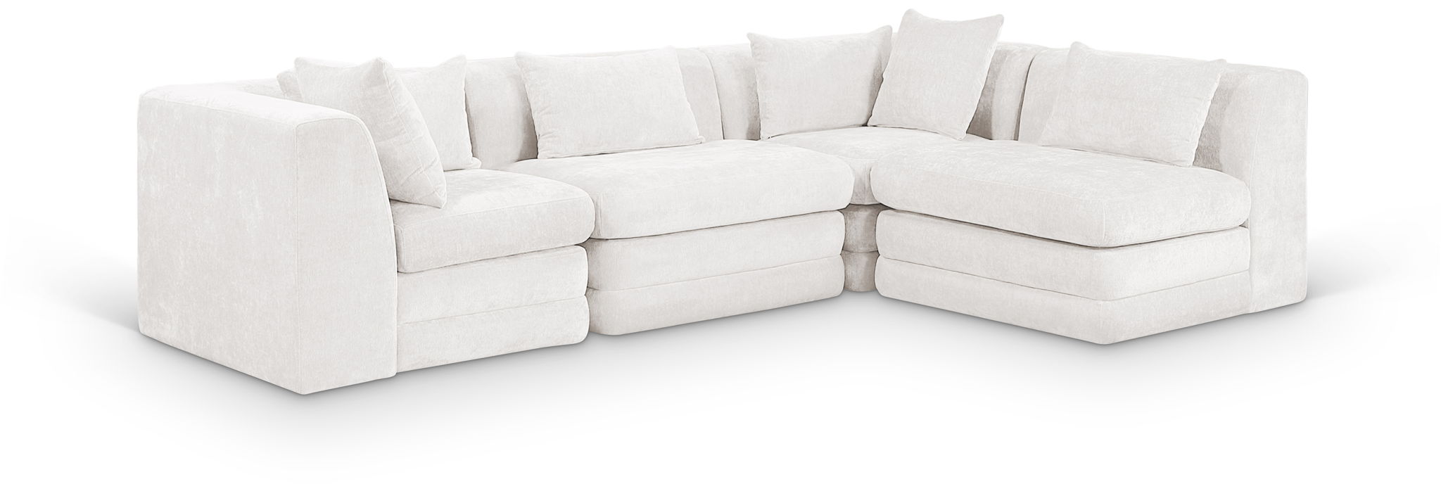 Stellar - 4 Piece Upholstered Modular Sectional - Urban Living Furniture (Los Angeles, CA)