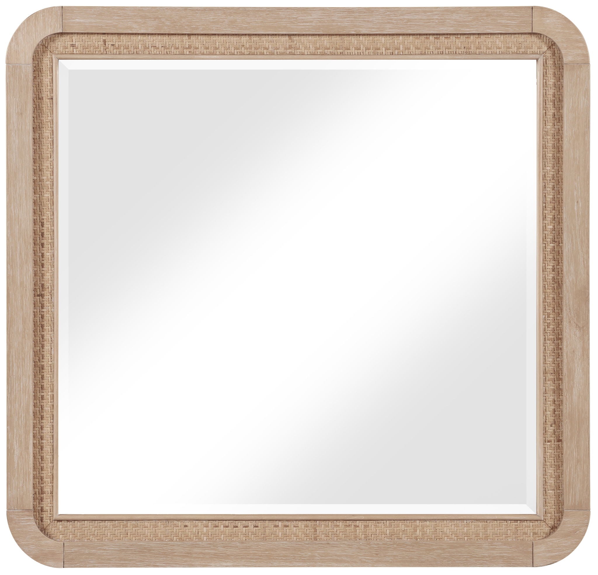 Windsor - Rubberwood Mirror - Natural - Urban Living Furniture (Los Angeles, CA)