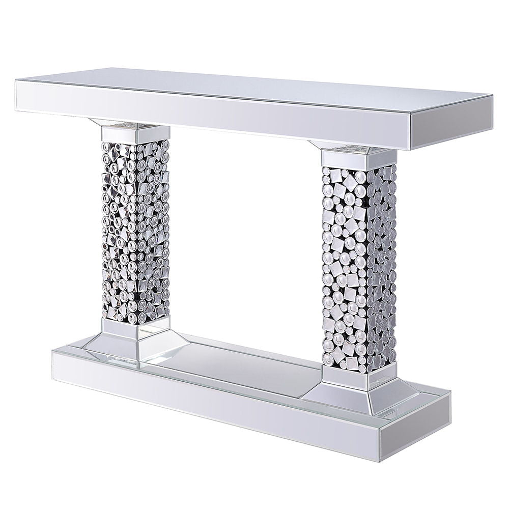 Kachina - Console Table - Mirrored & Faux Gems - Urban Living Furniture (Los Angeles, CA)
