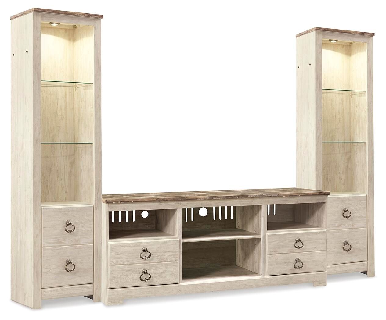 Willowton - Entertainment Center With Fireplace Option - Urban Living Furniture (Los Angeles, CA)