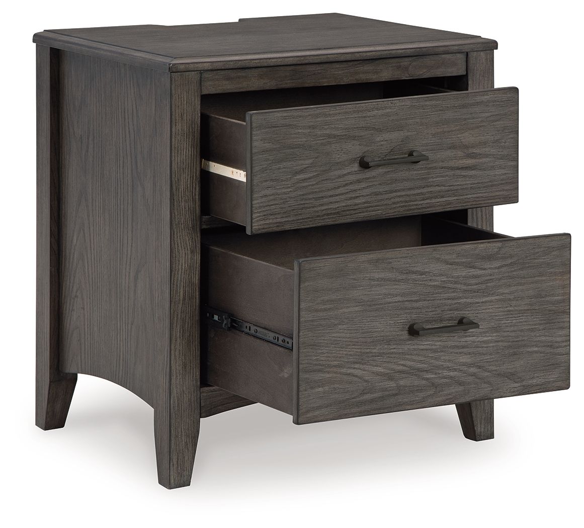 Montillan - Grayish Brown - Two Drawer Night Stand - Urban Living Furniture (Los Angeles, CA)