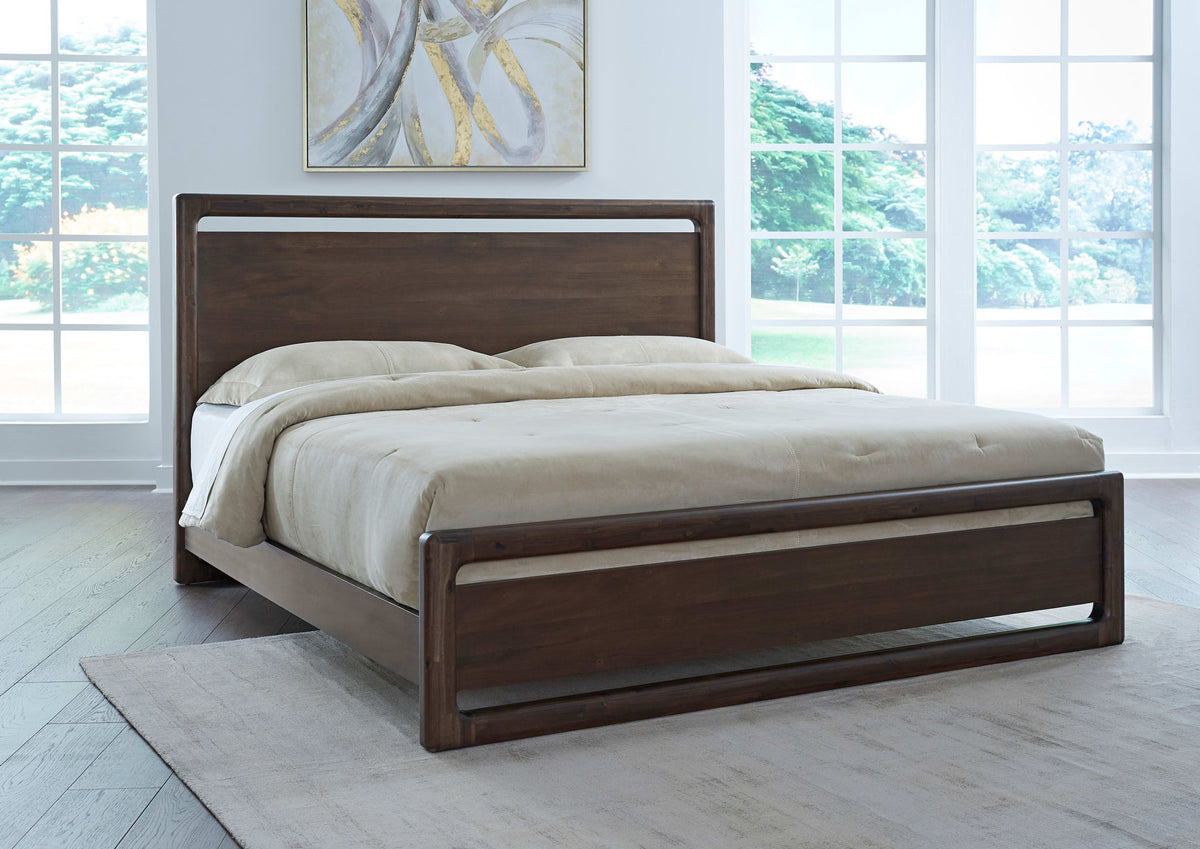 Sol - Acacia Wood Platform Bed