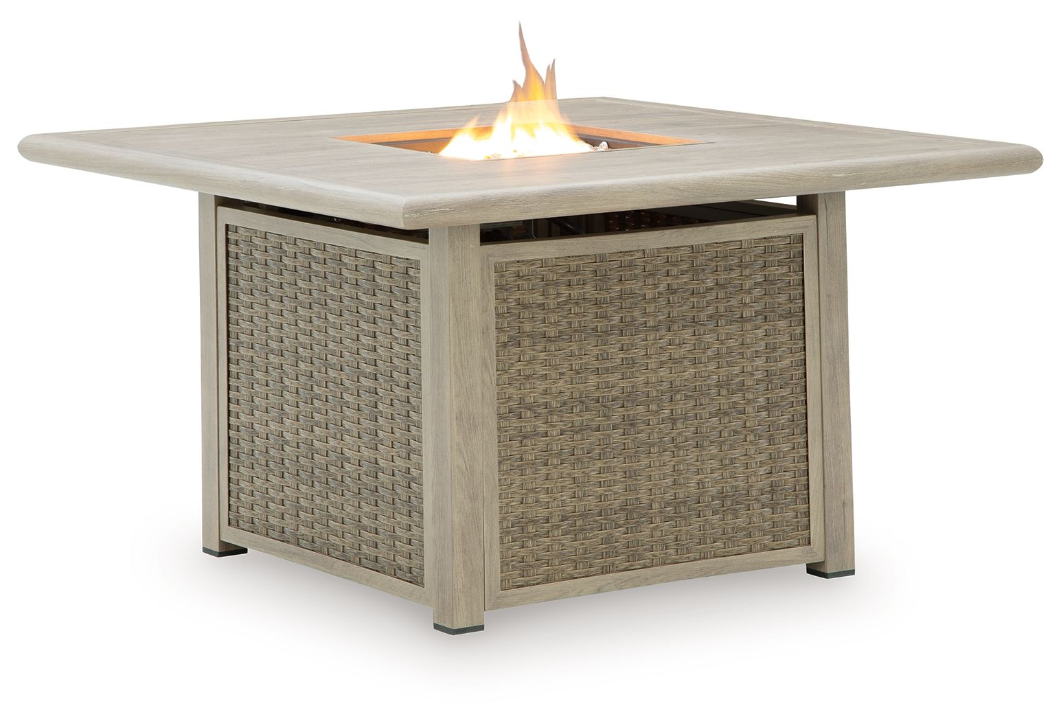 Cliff Trails - Beige - Square Fire Pit Table - Urban Living Furniture (Los Angeles, CA)