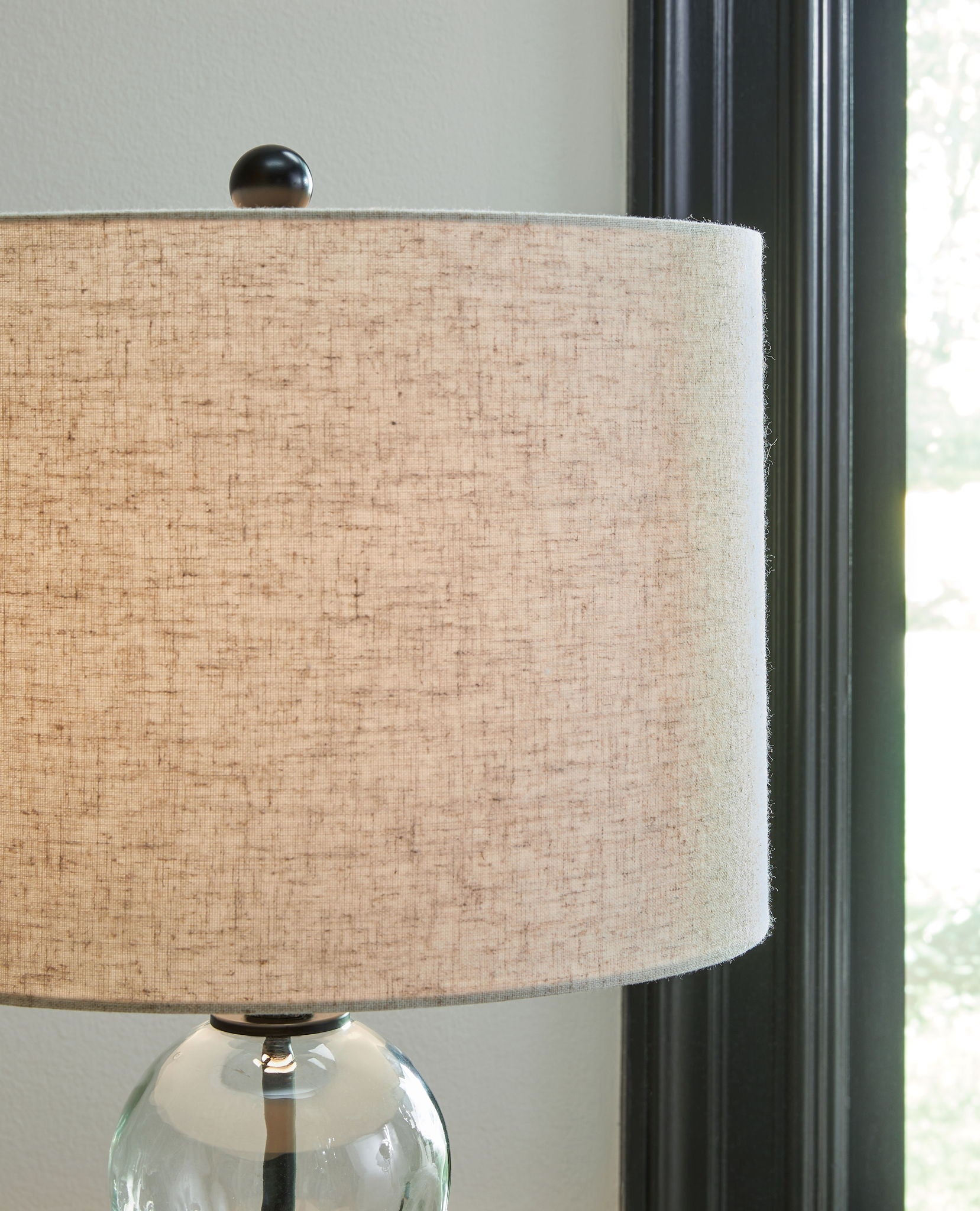 Airbal - Clear / Black - Glass Table Lamp (Set of 2) - Urban Living Furniture (Los Angeles, CA)