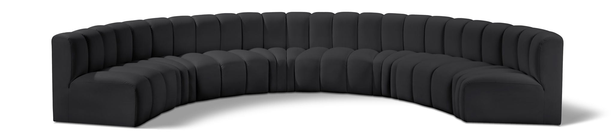 Arc - Faux Leather 8 Piece U-Shaped Modular Sofa - Urban Living Furniture (Los Angeles, CA)