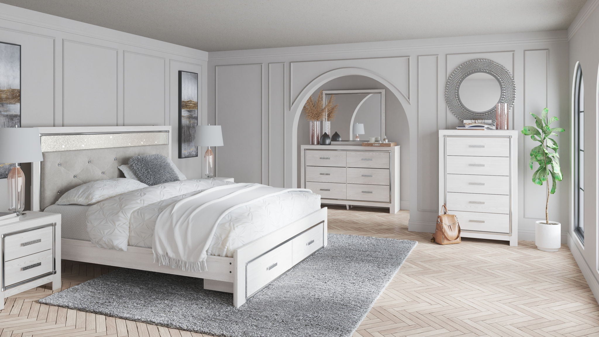 Altyra - Upholstered Storage Bedroom Set - Urban Living Furniture (Los Angeles, CA)